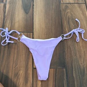 Lavender Bikini Bottom with Ring Accents